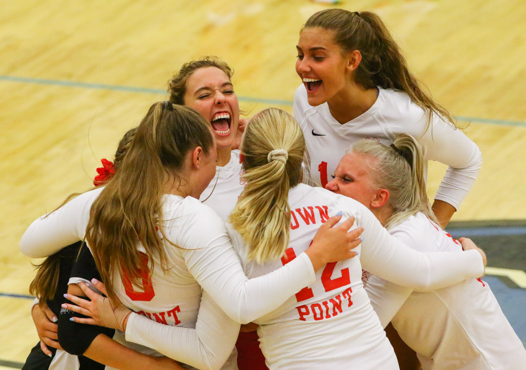 Crown Point at Lake Central volleyball